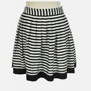 Forever 21 pleated striped skirt